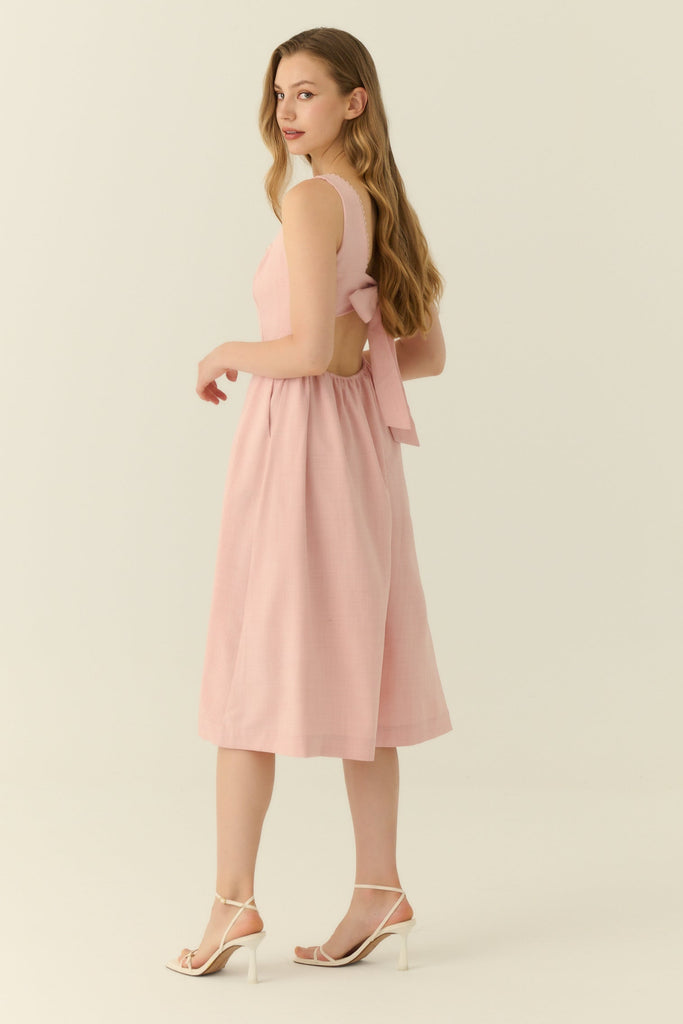 Sherri corset dress in pink