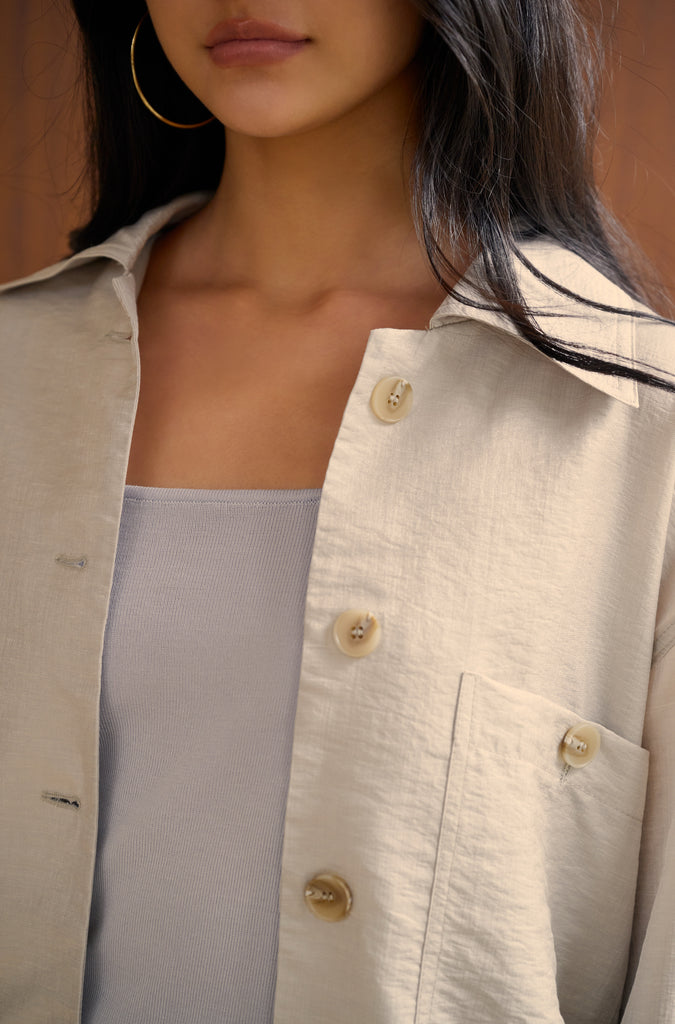 Pretty baby comfy jacket in beige