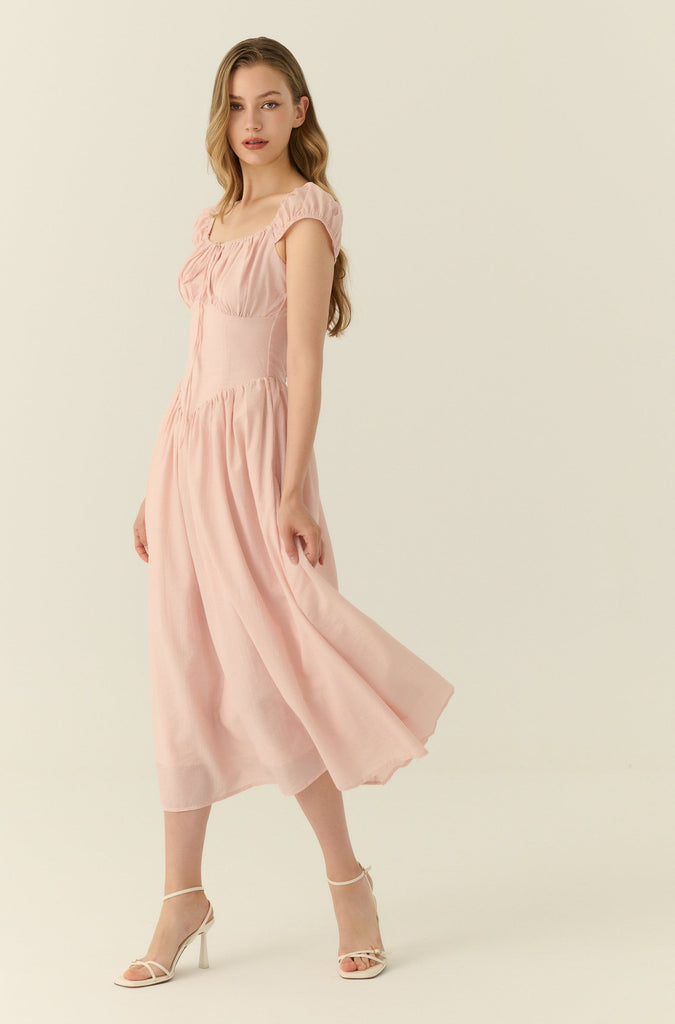 Cinderella corset lining maxi dress