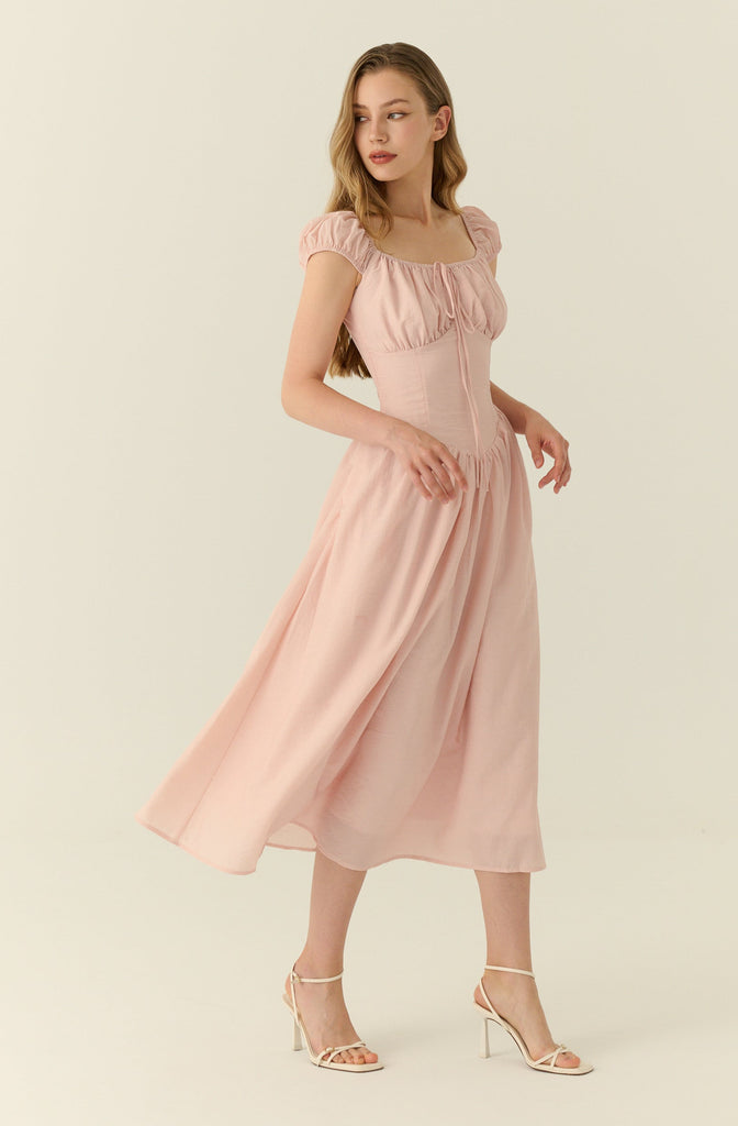 Cinderella corset lining maxi dress