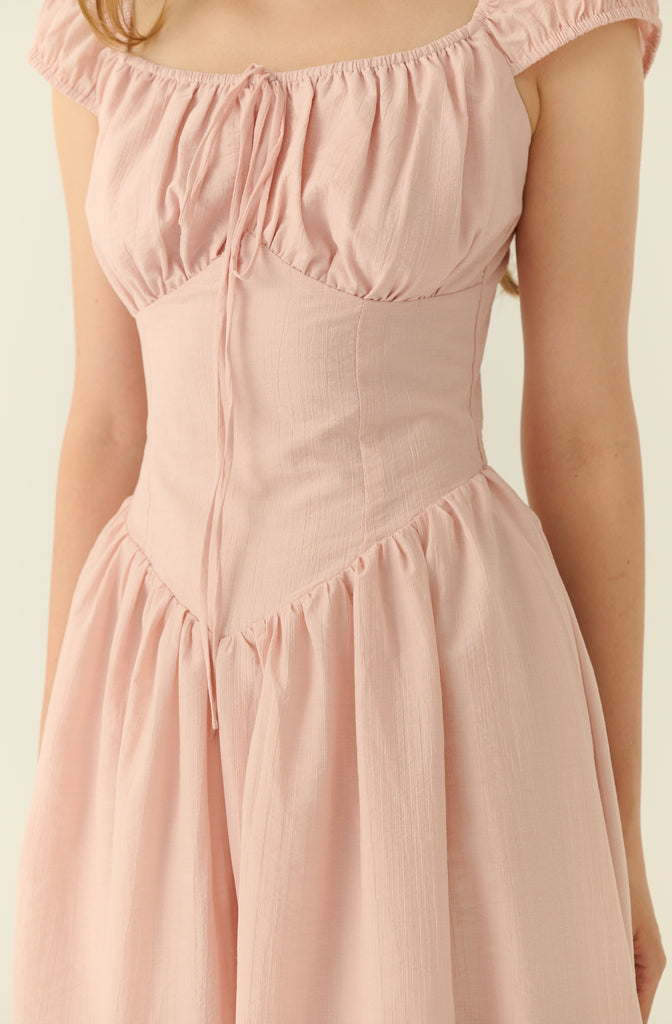 Cinderella corset lining maxi dress