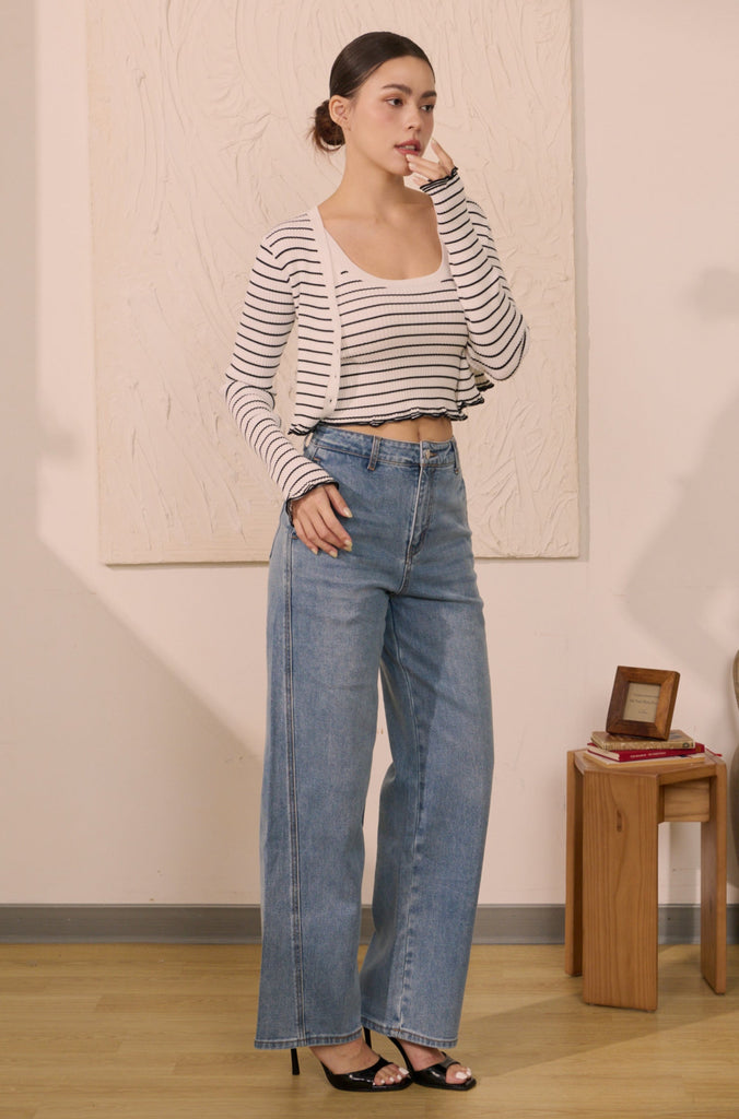 Parisian wide-leg jeans