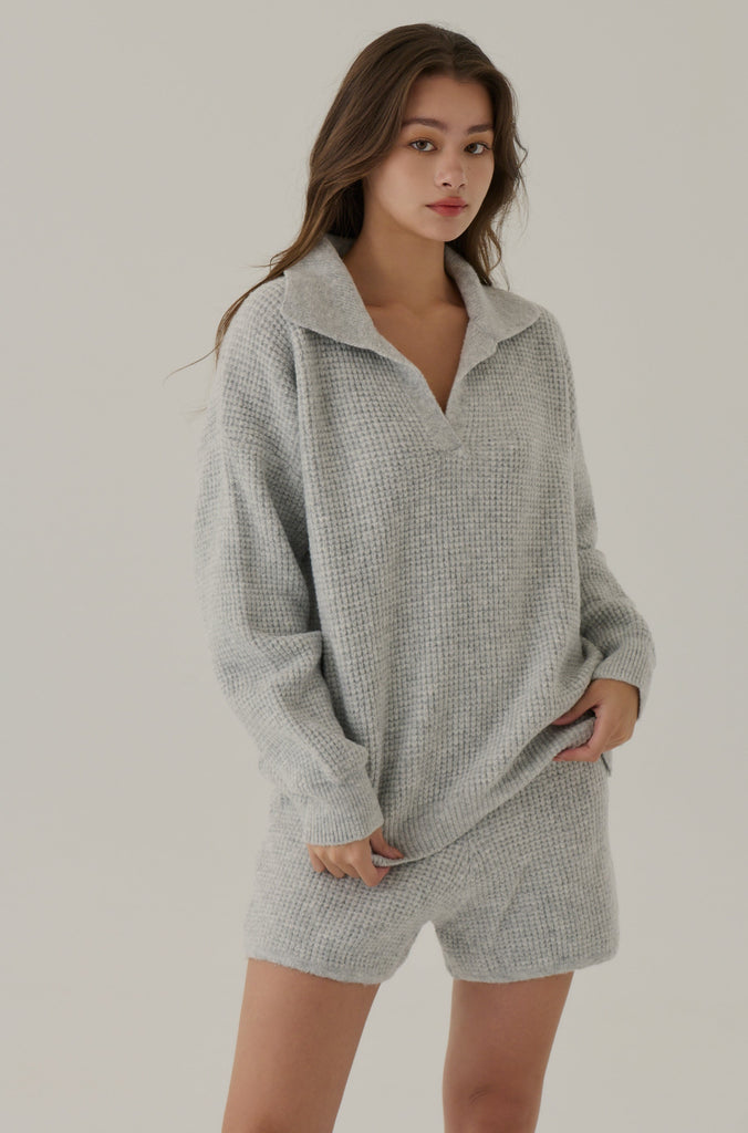 Cozy knit matching set