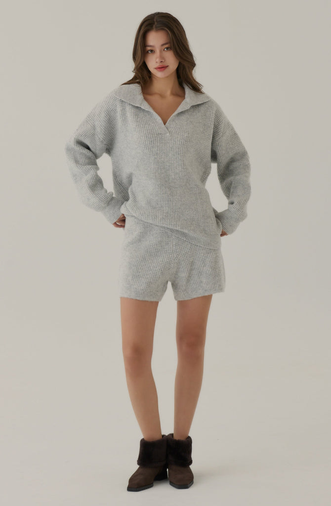 Cozy knit matching set