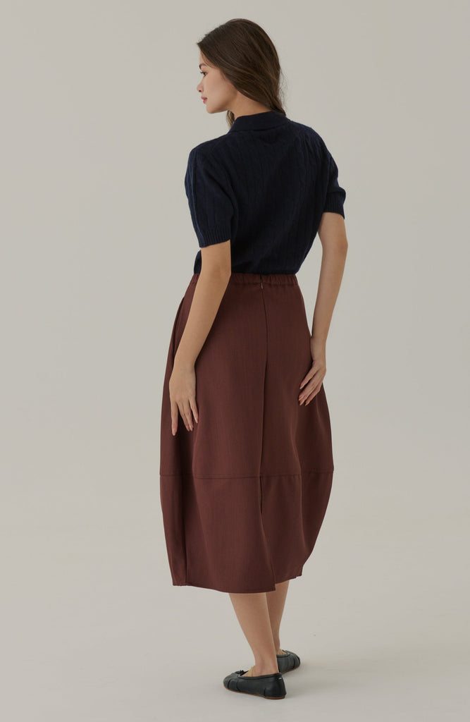 Cute puff skirt in sienna