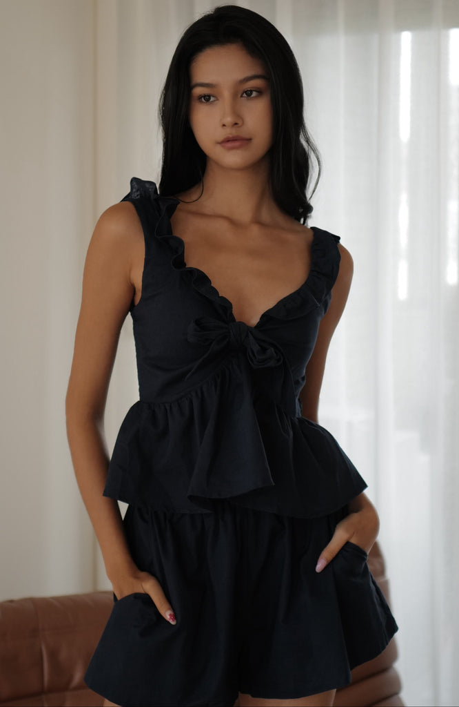 Best day ever top & short in set in navy