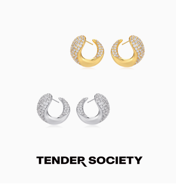 Tender society 密鑲耳釘