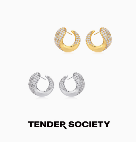 Tender society 密鑲耳釘