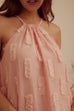 Tutu mini dress with belt in Pink