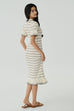 Raffles garden stripes knit dress