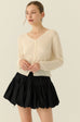 Sunnyvale bubble skort in black