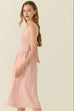 Sherri corset dress in pink