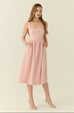 Sherri corset dress in pink