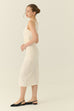 Café de minuit midi dress in white
