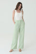 Mint cream clould pant in green