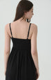 Bare layer dress in black