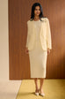 Runner up blazer in yellow