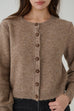 6% Wool Blend Two Ways Button Down Cardigan