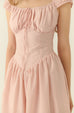 Cinderella corset lining maxi dress