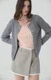 Effortless cut skirt in light grey