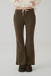 Wool blend flared pants in Black/Beige/Green/Grey/Navy