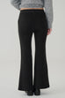 Wool blend flared pants in Black/Beige/Green/Grey/Navy