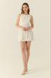 Cannes button down bubble dress in floral print