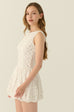 Cannes button down bubble dress in floral print