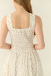 Cannes button down bubble dress in floral print