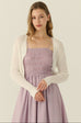 Pretty babe cooling knit cardigan in white