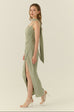 Aussie wedding ruching gown in green