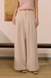 Urban flow linen pants in beige