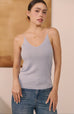 Chic Basic knit tank top in blue