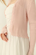 Pretty babe cooling knit cardigan in pink
