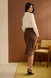 Cute But Savage Suede High Waisted Skirt
