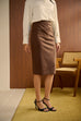 Cute But Savage Suede High Waisted Skirt
