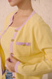 Honey pop knit cardigan in yellow