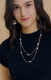 Tender society Sliver Necklace 老花銀色長項鍊
