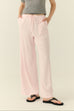 Coastal breeze linen pants in pink