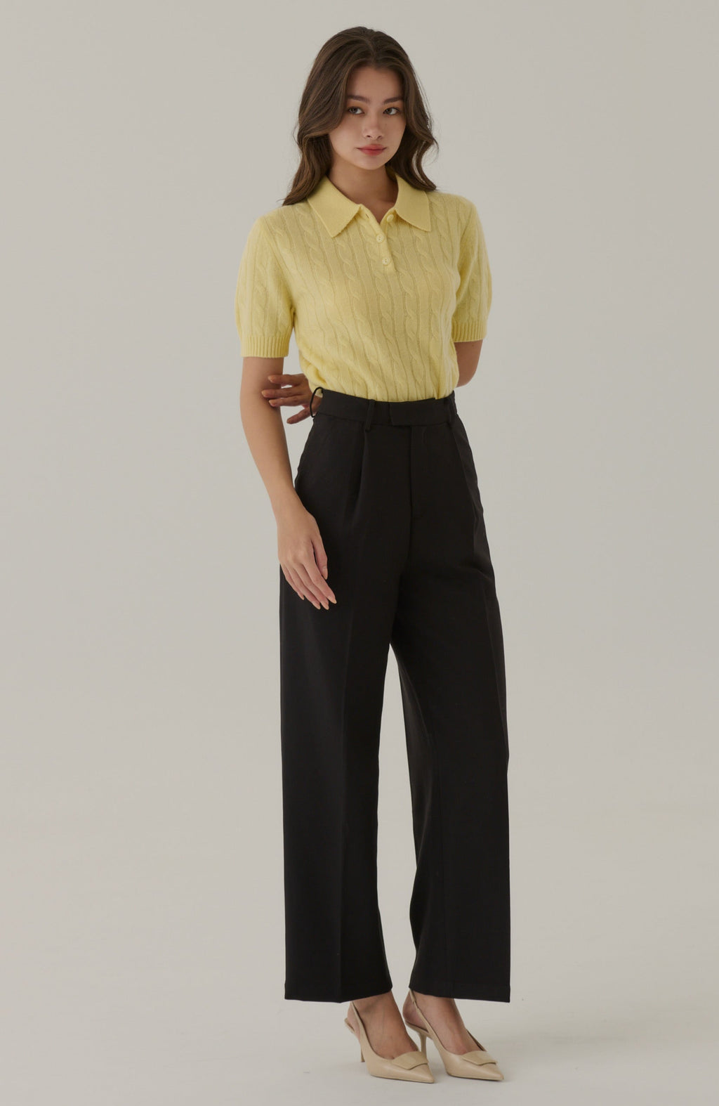 Get off work wide-leg pants