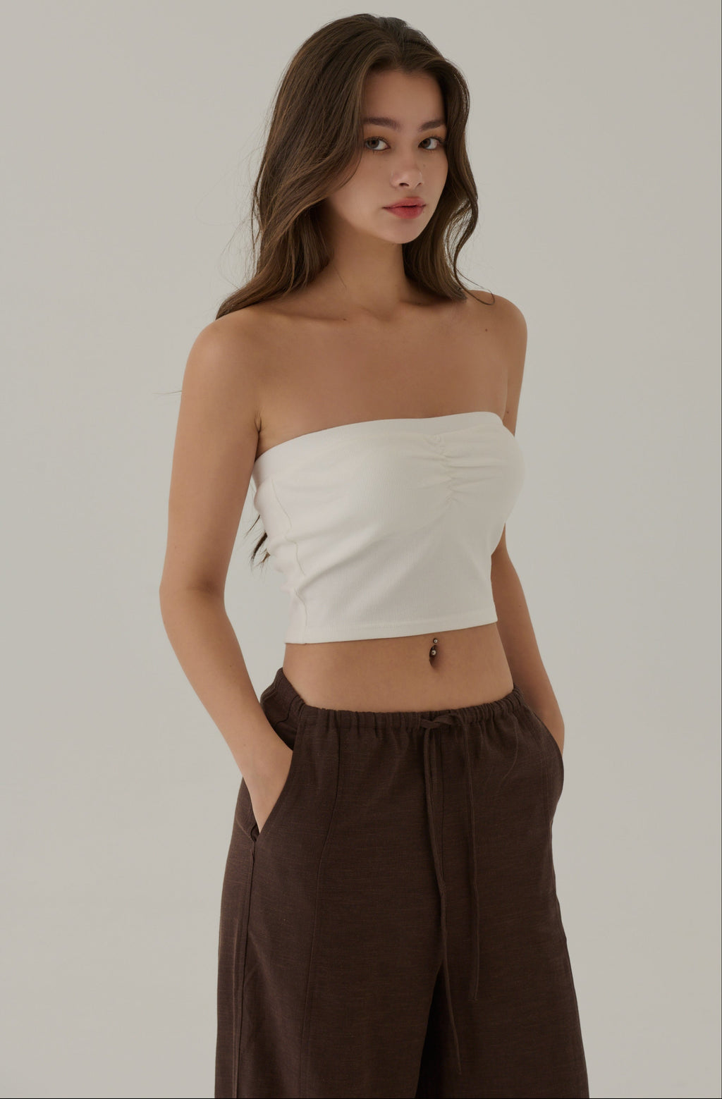 Everyday wear bra top in white