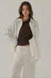 Fall for you linen shirt in white