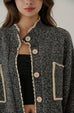 Snowfall kint 10% wool cardigan