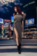 Midori x BisouBisou Obsession Wrap Knit Skirt
