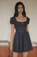 Under the Tuscan sun dress in navy