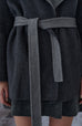 5th ave color contrast Wool Coat