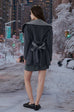 5th ave color contrast Wool Coat