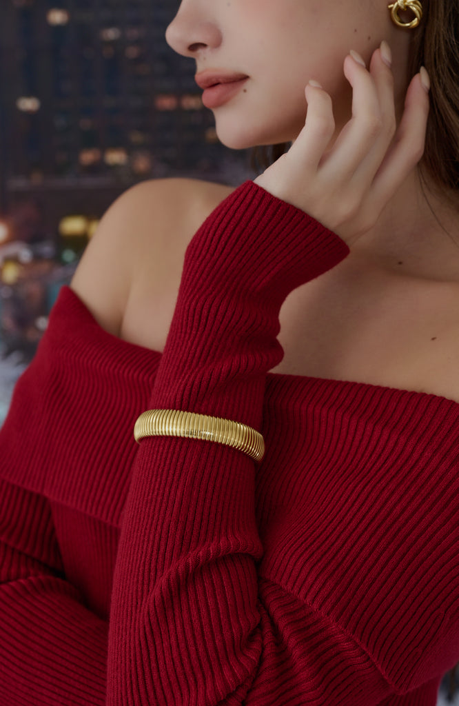 Evening Line Bracelet Golden/Silver