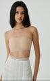 Two ways seamless bandeau bra in skin