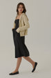 Chilly zip-up knitted jacket in beige